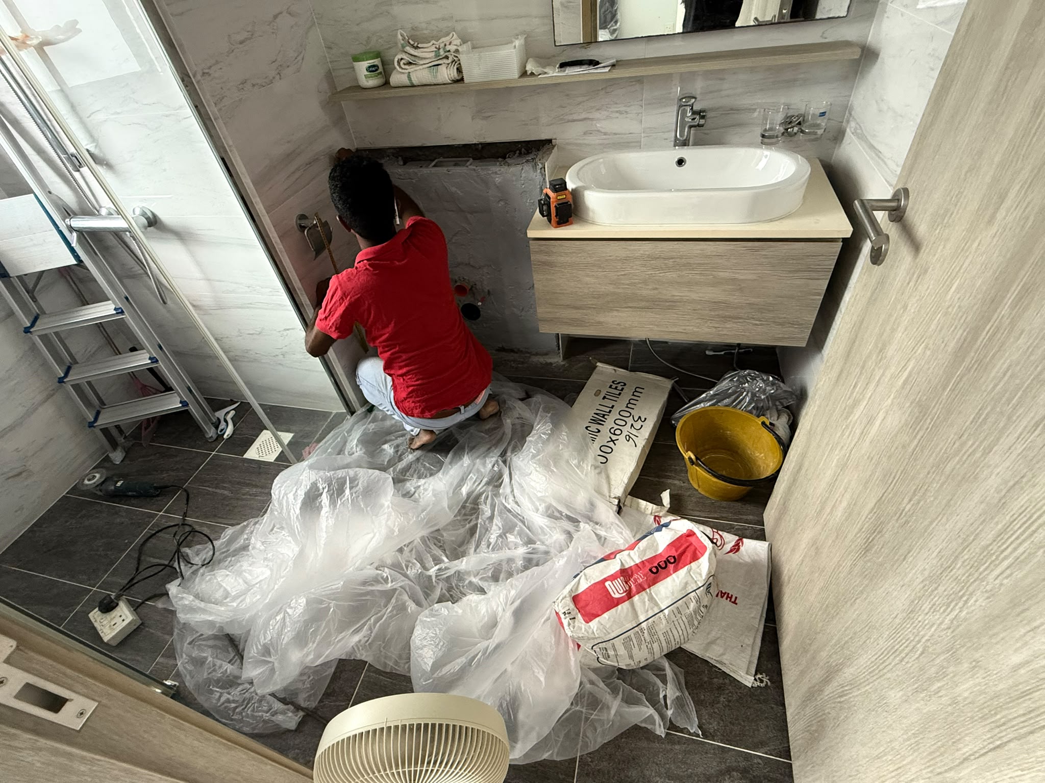 EZ Plumber SG plumber at work in Singapore